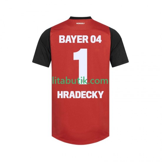 Bayer 04 Leverkusen HRADECKY 1 Män Hemma Fotbollströja 2024-2025 Kortärmad