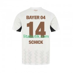 Bayer 04 Leverkusen Patrik Schick 14 Män Borta Fotbollströja 2024-2025 Kortärmad