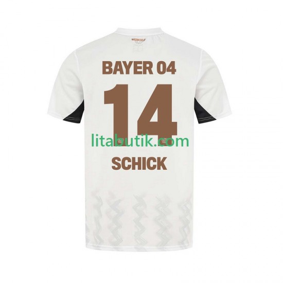 Bayer 04 Leverkusen Patrik Schick 14 Män Borta Fotbollströja 2024-2025 Kortärmad