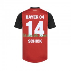 Bayer 04 Leverkusen Patrik Schick 14 Män Hemma Fotbollströja 2024-2025 Kortärmad