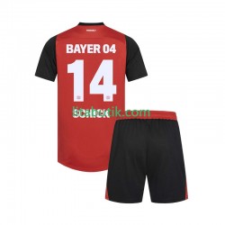 Bayer 04 Leverkusen Patrik Schick 14 Barn Hemma Fotbollströja 2024-2025 Kortärmad