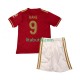 FC Bayern München Harry Kane 9 125th Anniversary Red Barn Hemma Fotbollströja 2024-2025 Kortärmad