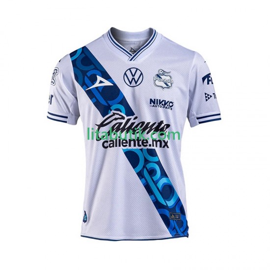 Club Puebla Män Hemma Fotbollströja 2024-2025 Kortärmad