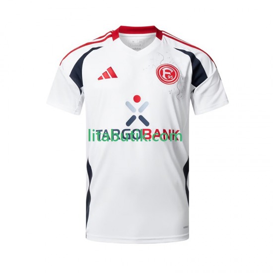 Fortuna Dusseldorf Män Borta Fotbollströja 2024-2025 Kortärmad