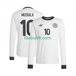 Tyskland Jamal Musiala 10 ANVERSARY Män Hemma Fotbollströja 2025 Långärmad