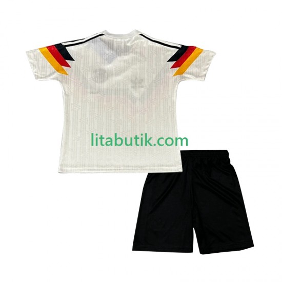 Tyskland 1990 Retro Barn Hemma Fotbollströja Kortärmad