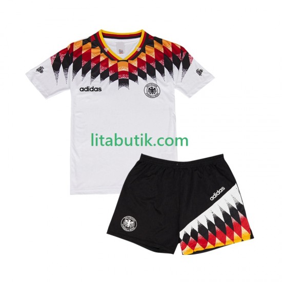 Tyskland 1994 Retro Barn Hemma Fotbollströja Kortärmad