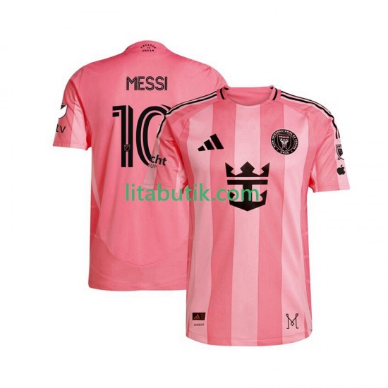 Inter Miami Lionel Messi 10 Män Hemma Fotbollströja 2025 Kortärmad