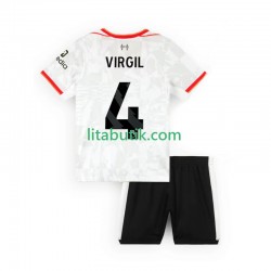 Liverpool VIRGIL 4 Barn Tredje Fotbollströja 2024-2025 Kortärmad Liverpool VIRGIL 4 Barn Tredje Fotbollströja 2024-2025 Kortärmad