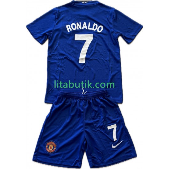 Manchester United Cristiano Ronaldo 7 2009 Retro Barn Tredje Fotbollströja 2008 Kortärmad