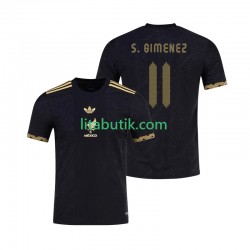 Mexiko Santiago Gimenez 11 Gold Cup Män Hemma Fotbollströja 2025 Kortärmad