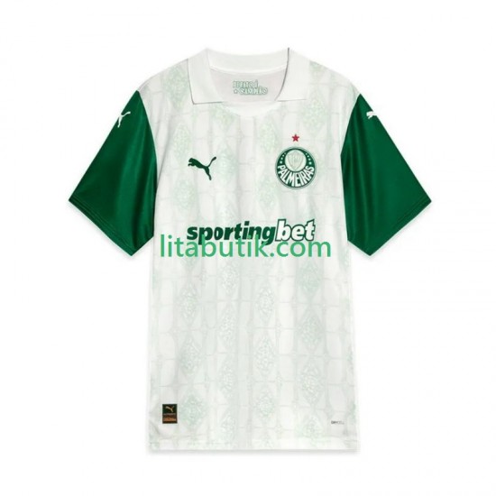 Palmeiras Män Borta Fotbollströja 2025 Kortärmad