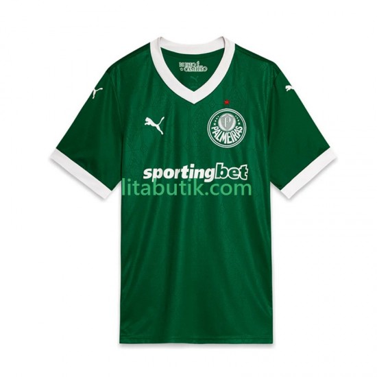 Palmeiras Män Hemma Fotbollströja 2025 Kortärmad