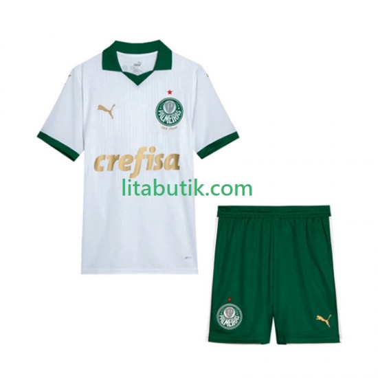 Palmeiras Barn Borta Fotbollströja 2024 Kortärmad