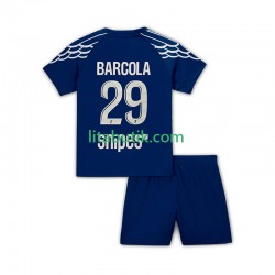 Paris Saint-Germain Bradley Barcola 29 Barn Fjärde Fotbollströja 2024-2025 Kortärmad Paris Saint-Germain Bradley Barcola 29 Barn Fjärde Fotbollströja 2024-2025 Kortärmad