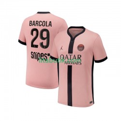 Paris Saint-Germain Bradley Barcola 29 Män Tredje Fotbollströja 2024-2025 Kortärmad Paris Saint-Germain Bradley Barcola 29 Män Tredje Fotbollströja 2024-2025 Kortärmad