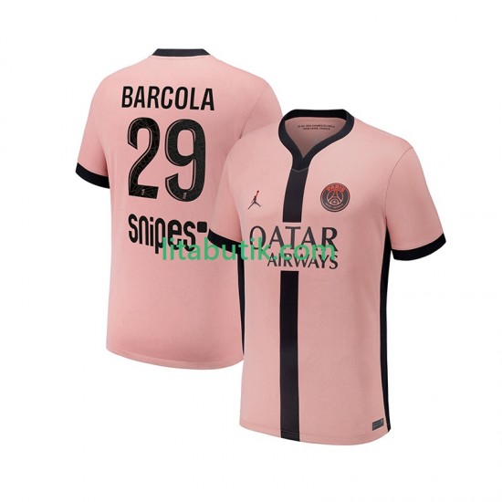Paris Saint-Germain Bradley Barcola 29 Män Tredje Fotbollströja 2024-2025 Kortärmad