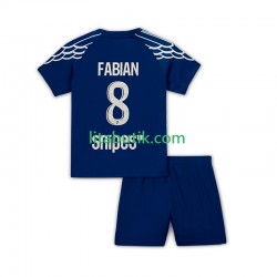 Paris Saint-Germain Fabian 8 Barn Fjärde Fotbollströja 2024-2025 Kortärmad Paris Saint-Germain Fabian 8 Barn Fjärde Fotbollströja 2024-2025 Kortärmad