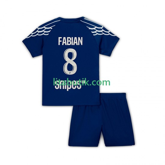 Paris Saint-Germain Fabian 8 Barn Fjärde Fotbollströja 2024-2025 Kortärmad