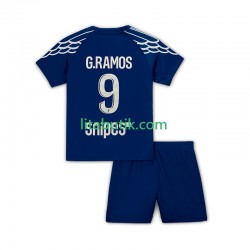 Paris Saint-Germain Goncalo Ramos 9 Barn Fjärde Fotbollströja 2024-2025 Kortärmad Paris Saint-Germain Goncalo Ramos 9 Barn Fjärde Fotbollströja 2024-2025 Kortärmad