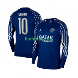 Paris Saint-Germain Ousmane Dembele 10 Män Fjärde Fotbollströja 2024-2025 Långärmad Paris Saint-Germain Ousmane Dembele 10 Män Fjärde Fotbollströja 2024-2025 Långärmad