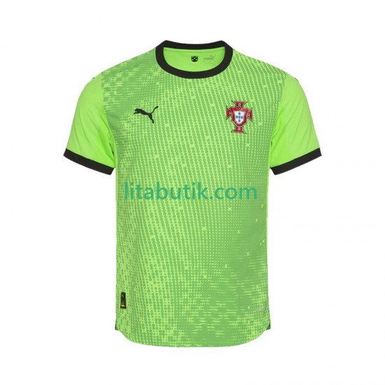 Portugal Målvakt Män Hemma Fotbollströja 2025 Kortärmad