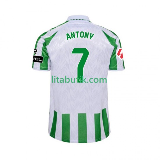Real Betis ANTONY 7 Män Hemma Fotbollströja 2024-2025 Kortärmad
