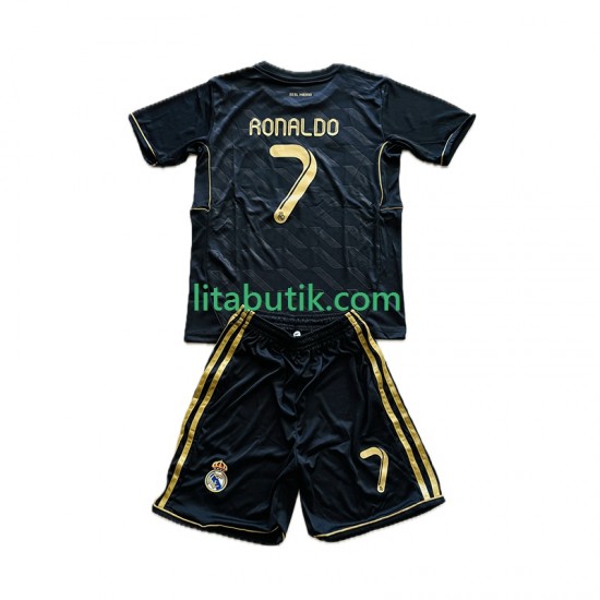 Real Madrid Cristiano Ronaldo 7 2012 Retro Barn Borta Fotbollströja 2011 Kortärmad