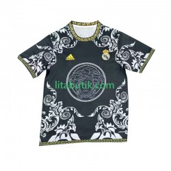 Real Madrid Versace Black Edition Män Hemma Fotbollströja 2024-2025 Kortärmad