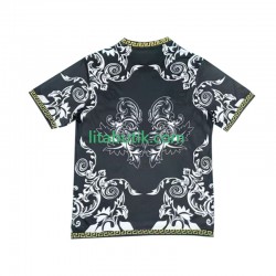 Real Madrid Versace Black Edition Män Hemma Fotbollströja 2024-2025 Kortärmad