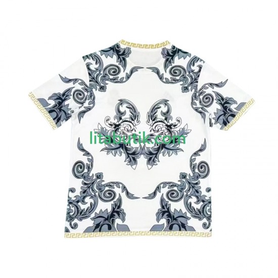 Real Madrid Versace White Edition Män Hemma Fotbollströja 2024-2025 Kortärmad
