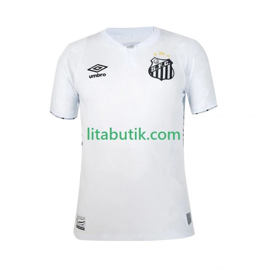 Santos FC Män Hemma Fotbollströja 2024-2025 Kortärmad