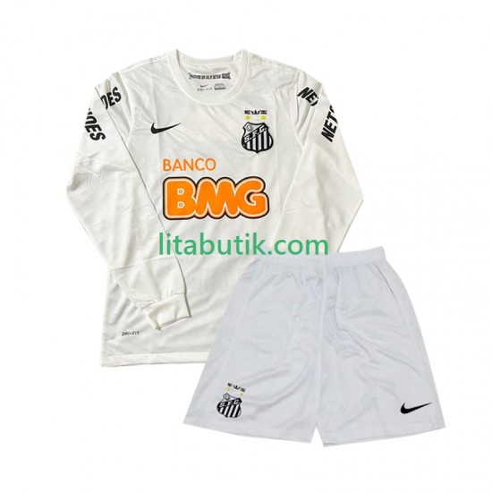 Santos FC 2012 Retro Barn Hemma Fotbollströja 2011 Långärmad