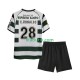Sporting Lissabon Cristiano Ronaldo 28 2001 2003 Retro Barn Hemma Fotbollströja Kortärmad