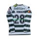 Sporting Lissabon Cristiano Ronaldo 28 2001 2003 Retro Män Hemma Fotbollströja Långärmad