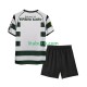 Sporting Lissabon 2001 2003 Retro Barn Hemma Fotbollströja Kortärmad