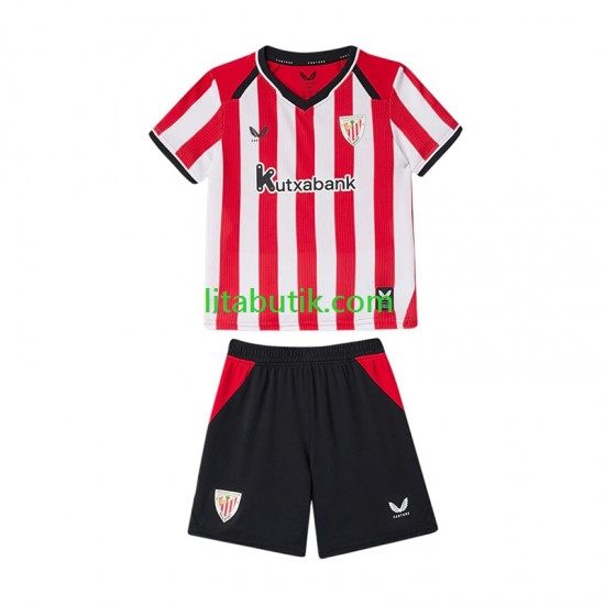Athletic Bilbao Barn Hemma Fotbollströja 2026-2027 Kortärmad