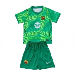 FC Barcelona Målvakt Barn Hemma Fotbollströja 2026-2027 Kortärmad