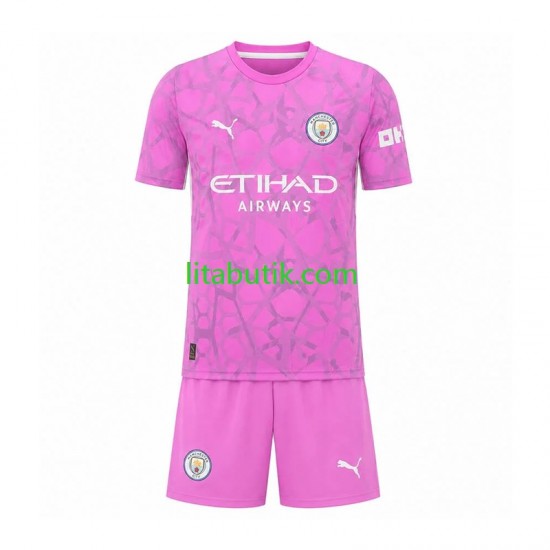 Manchester City Målvakt Barn Borta Fotbollströja 2026-2027 Kortärmad