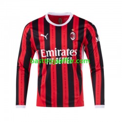AC Milan Män Hemma Fotbollströja 2024-2025 Långärmad