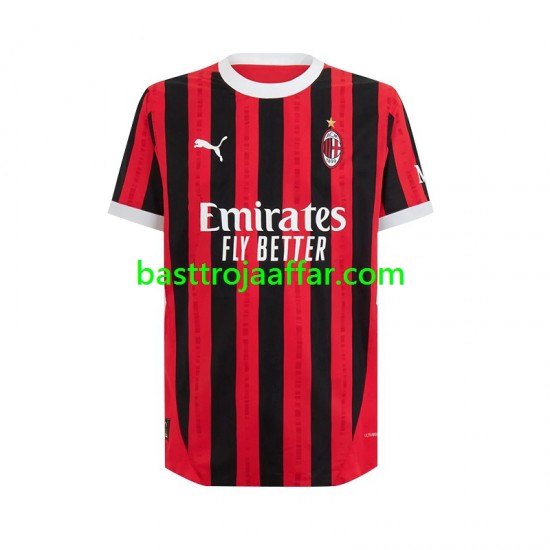 AC Milan Män Hemma Fotbollströja 2024-2025 Kortärmad