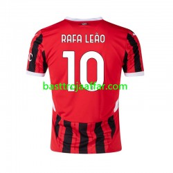 AC Milan RAFA LEAO 10 Män Hemma Fotbollströja 2024-2025 Kortärmad