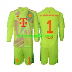 FC Bayern München Manuel Neuer 1 Målvakt Barn Hemma Fotbollströja 2024-2025 Långärmad FC Bayern München Manuel Neuer 1 Målvakt Barn Hemma Fotbollströja 2024-2025 Långärmad