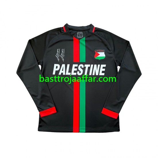 Club Deportivo Palestino Center Stripre Män Hemma Fotbollströja 2024-2025 Långärmad