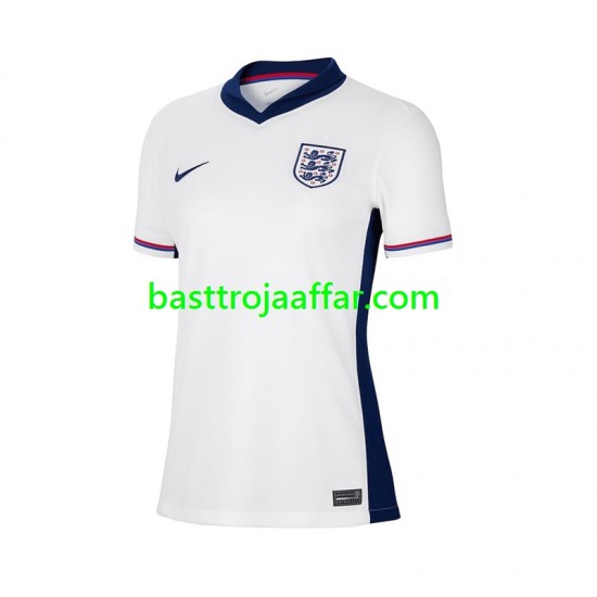 England Dam Hemma Fotbollströja Euro 2024 Kortärmad