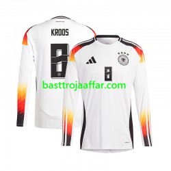 Tyskland Toni Kroos 8 Män Hemma Fotbollströja Euro 2024 Långärmad
