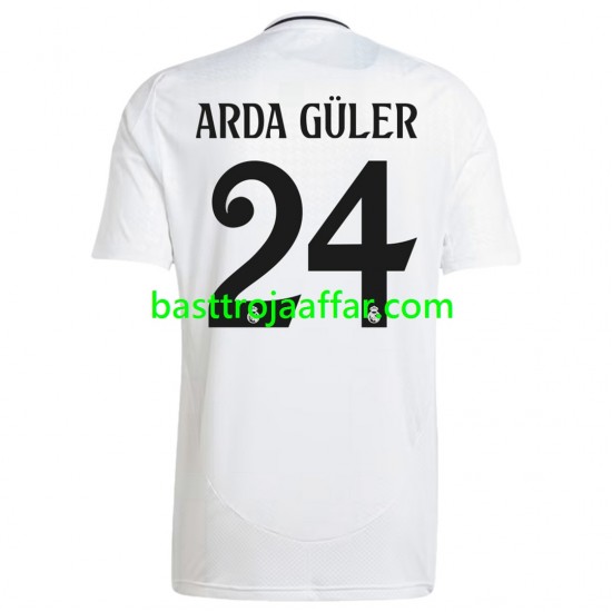 Real Madrid ARDA GULER 24 Män Hemma Fotbollströja 2024-2025 Kortärmad