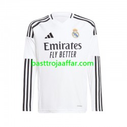 Real Madrid Män Hemma Fotbollströja 2024-2025 Långärmad