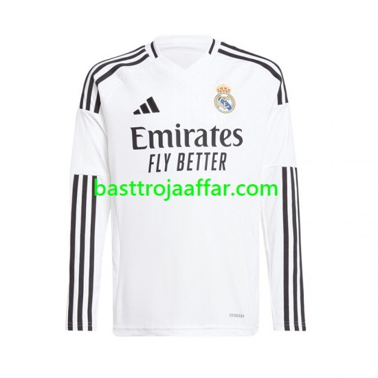 Real Madrid Män Hemma Fotbollströja 2024-2025 Långärmad