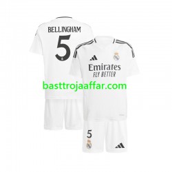 Real Madrid Jude Bellingham 5 Barn Hemma Fotbollströja 2024-2025 Kortärmad